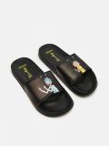 Klapki Rick and Morty - czarny - CROPP - small1