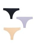 3 pack bezszwowych majtek brazilian - czarny - CROPP - small1