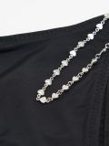 Czarne stringi z łańcuszkami - czarny - CROPP - small2