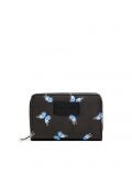 Portfel ze wzorem w motyle - czarny - CROPP - small1