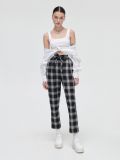 Pantaloni în carouri - gri-închis - CROPP - small1