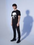 T-shirt con stampa The Punisher - Nero - CROPP - small3