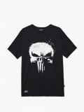 T-shirt con stampa The Punisher - Nero - CROPP - small1