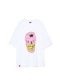 Bela majica s printom - white - CROPP - small1