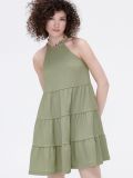 Zielona sukienka babydoll - zielony - CROPP - small1
