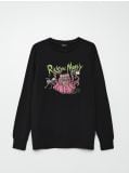 Koszulka longsleeve Rick and Morty - czarny - CROPP - small4