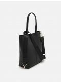 Torba shopper z odpinanym paskiem - czarny - CROPP - small2