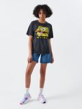 Koszulka oversize SpongeBob - szary - CROPP - small2