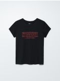 Tricou Stranger Things - negru - CROPP - small1