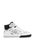 Białe sneakersy z komiksowym nadrukiem - biały - CROPP - small1