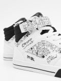 Białe sneakersy z komiksowym nadrukiem - biały - CROPP - small3