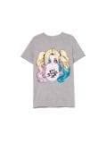 Camiseta oversize con estampado Harley Quinn - Gris claro - CROPP - small2