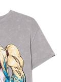 Camiseta oversize con estampado Harley Quinn - Gris claro - CROPP - small5