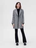 Abrigo de doble botonadura jaspeado - Gris claro - CROPP - small1