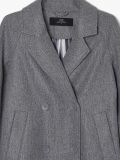 Abrigo de doble botonadura jaspeado - Gris claro - CROPP - small6