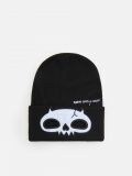 Czapka beanie z naszywką - czarny - CROPP - small1