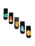 5 db zokni Pokémon - fekete - CROPP - small1