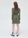 Šifonové mini šaty - hnědozelená - CROPP - small3