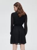 Chiffon-Kleid - Schwarz - CROPP - small6