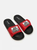 Pantoletten mit Aufdruck - Rot - CROPP - small3
