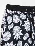 Szorty kąpielowe Rick and Morty - czarny - CROPP - small2