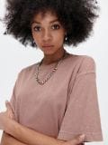 Рокля тип тениска - кафе - CROPP - small2