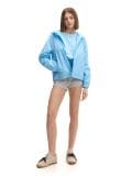 Jakna s kapuco - bledo modra - CROPP - small3