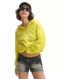 Jakna s kapuco - rumeno zelena - CROPP - small1