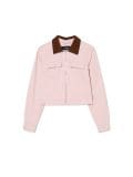 LADIES` OUTER JACKET - ΡΟΖ ΠΑΣΤΕΛ - CROPP - small2