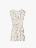 Krémszínű ruha derékövvel - cream - CROPP - small4