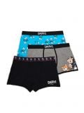 3 pack bokserek ze Smerfami - czarny - CROPP - small1