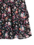 Schwarzes Kleid mit Blumenmuster - Schwarz - CROPP - small5