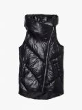 Pikowana kamizelka - czarny - CROPP - small4