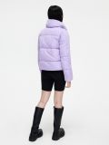 Pikowana kurtka puffer - fioletowy - CROPP - small3