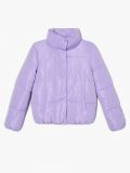 Pikowana kurtka puffer - fioletowy - CROPP - small4