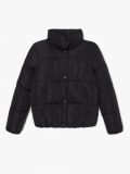 Pikowana kurtka puffer - czarny - CROPP - small1