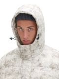 Quilted puffer jacket mit Kapuze - Weiß - CROPP - small5