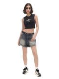Kurzes Top Betty Boop - Schwarz - CROPP - small1