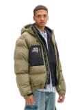Oliwkowa pikowana kurtka puffer - zielony - CROPP - small3