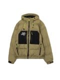 Oliwkowa pikowana kurtka puffer - zielony - CROPP - small2