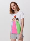 Pijama din două piese The Powerpuff Girls - alb - CROPP - small1