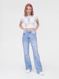 Jeans flare strappati - Blu - CROPP - small1
