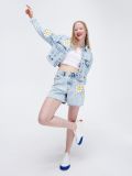 Kurtka jeansowa Smiley® - niebieski - CROPP - small2