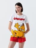 Pijama din două piese Garfield - alb - CROPP - small1