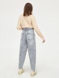 Jasnoszare jeansy barrel - jasny szary - CROPP - small3