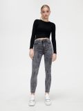 Szare jeansy push up - szary - CROPP - small1