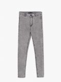 Szare jeansy skinny z efektem sprania - jasny szary - CROPP - small4
