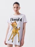 Bambi mintás hálóing - levendula - CROPP - small1