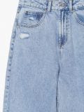 Jeansy wide leg z efektem sprania - niebieski - CROPP - small5
