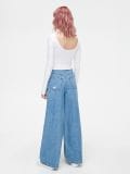 Bő szárú farmer - kék - CROPP - small3